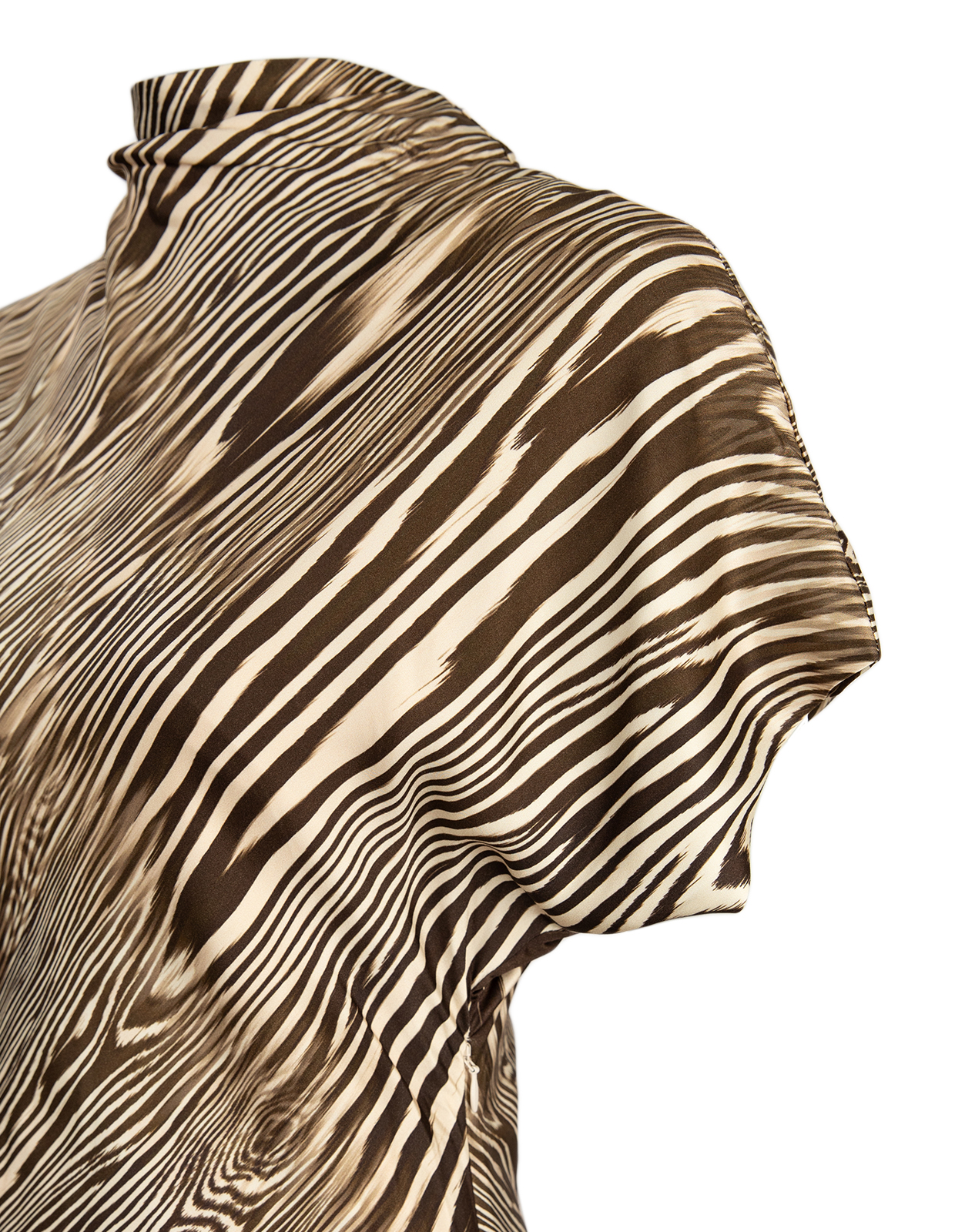 Alivia Maxi Klänning Brun Mönstrad 36