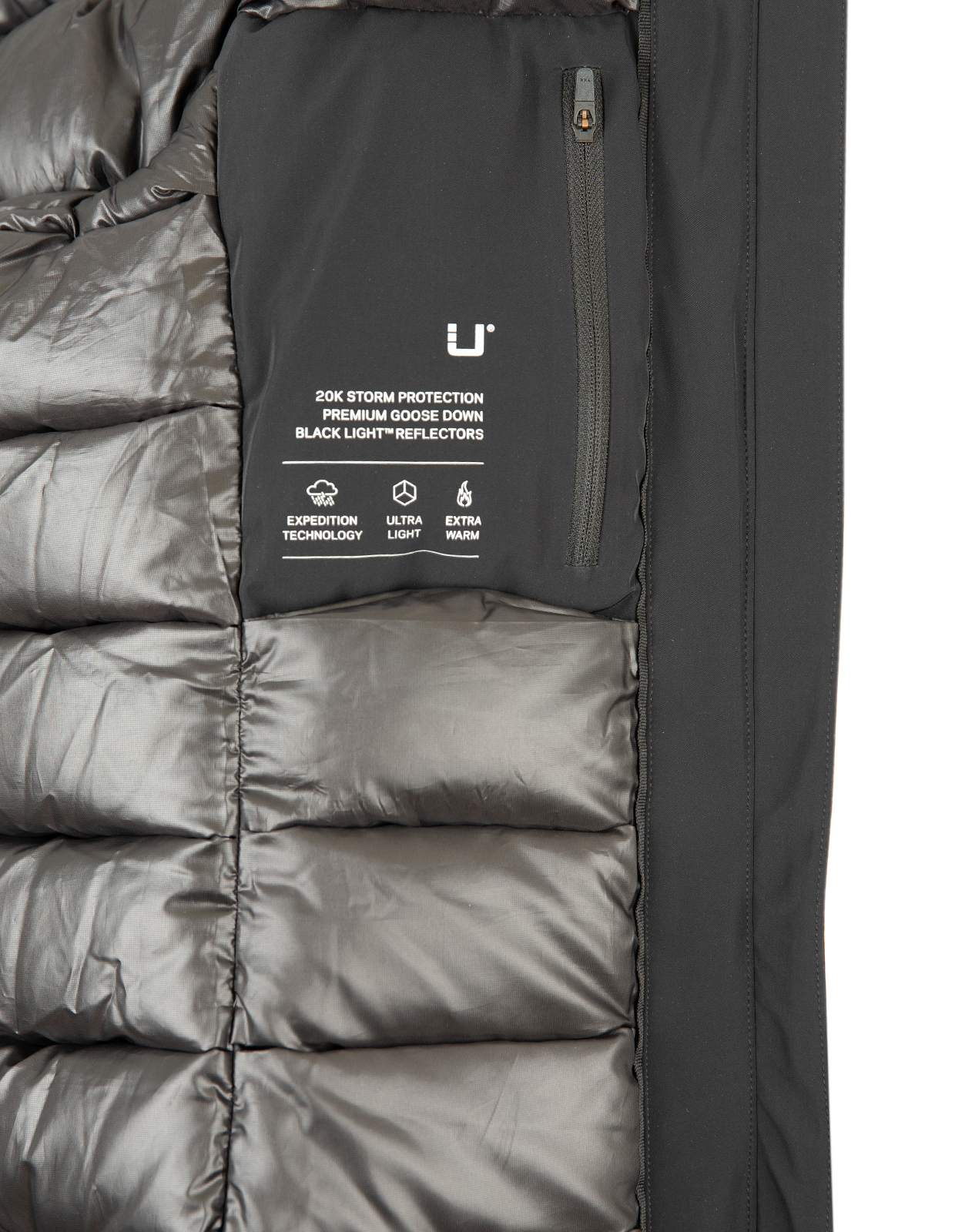 White Heat Parka Svart