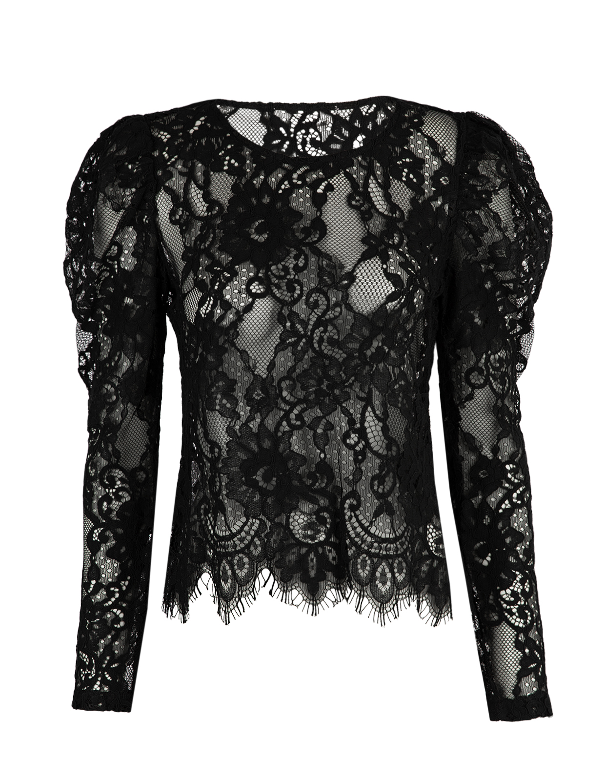 Maxine Spetstop Svart