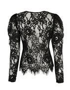 Maxine Spetstop Svart