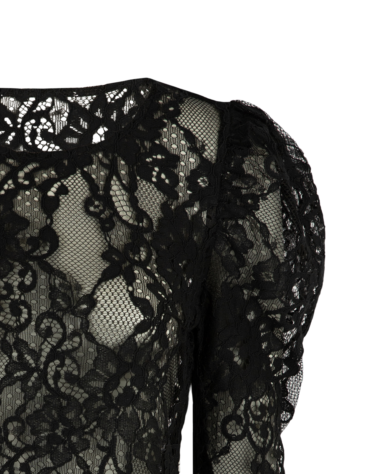 Maxine Spetstop Svart