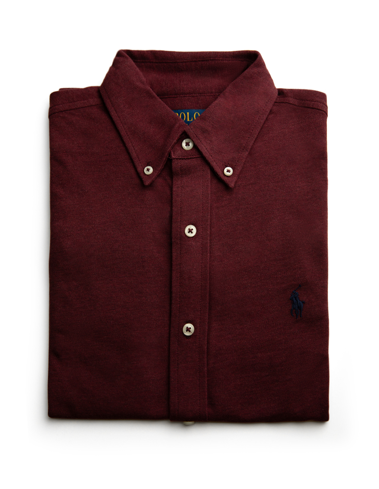 Skjorta Mesh Vinrödmelerad