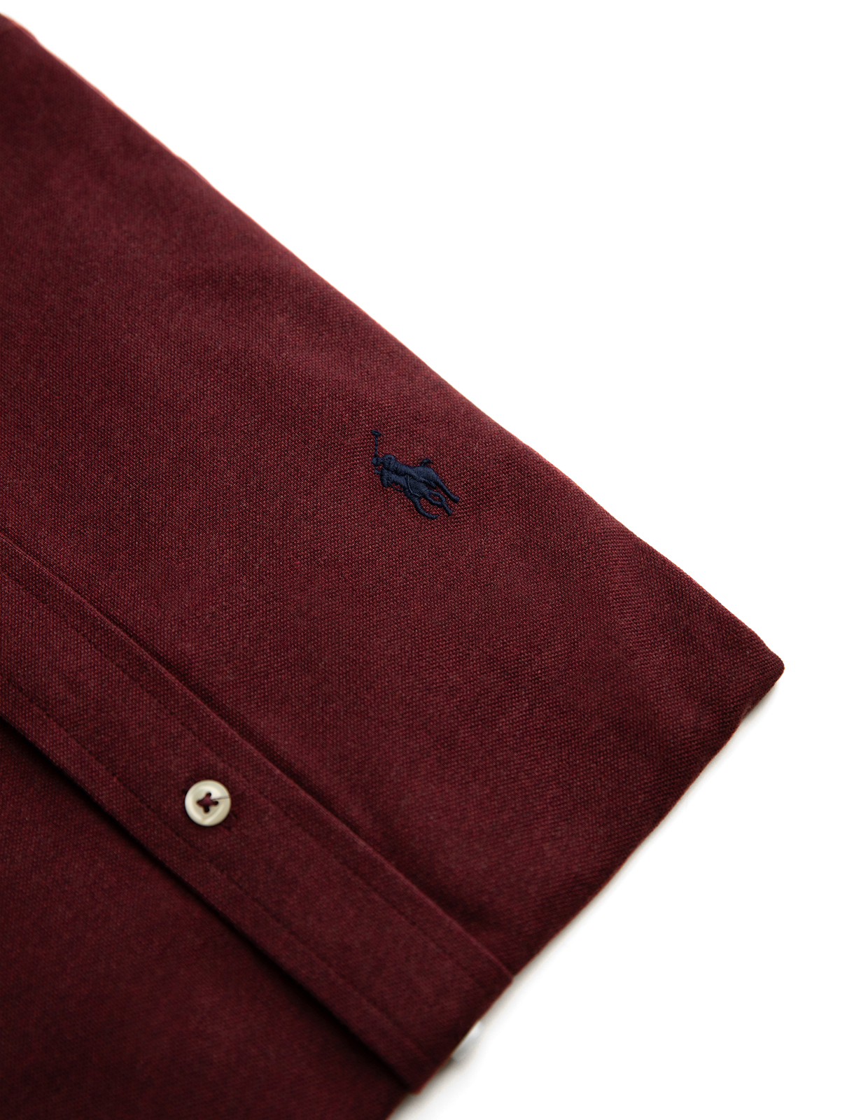 Skjorta Mesh Vinrödmelerad