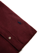 Skjorta Mesh Vinrödmelerad M