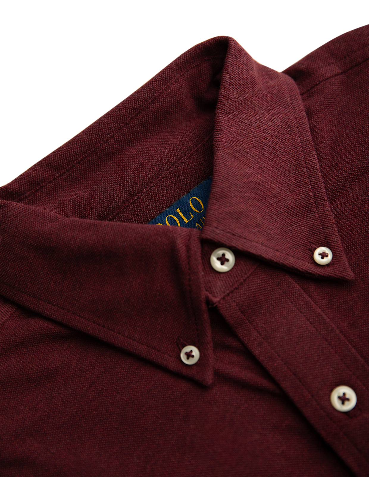 Skjorta Mesh Vinrödmelerad M