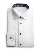 Slim Fit Skjorta Bomull Vit