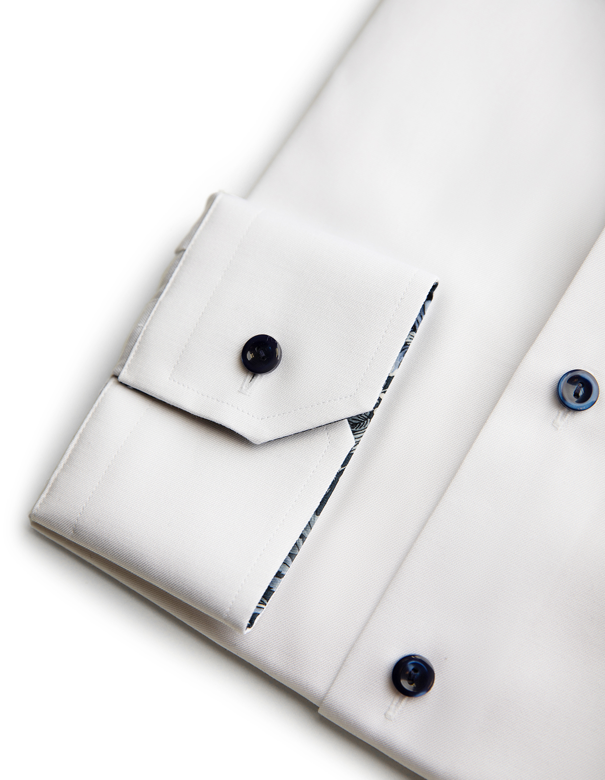 Slim Fit Skjorta Bomull Vit