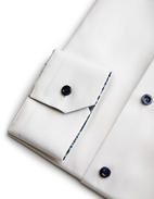 Slim Fit Skjorta Bomull Vit