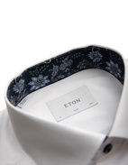 Slim Fit Skjorta Bomull Vit