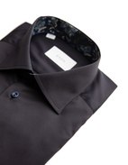 Slim Fit Skjorta Bomull Marinblå 39