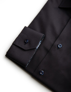 Slim Fit Skjorta Bomull Marinblå 39