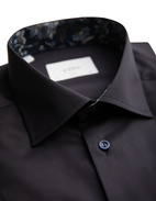 Slim Fit Skjorta Bomull Marinblå 39