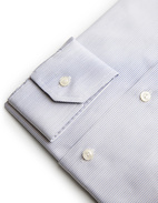 Contemporary Fit Skjorta Bomull Ljusblå Randig