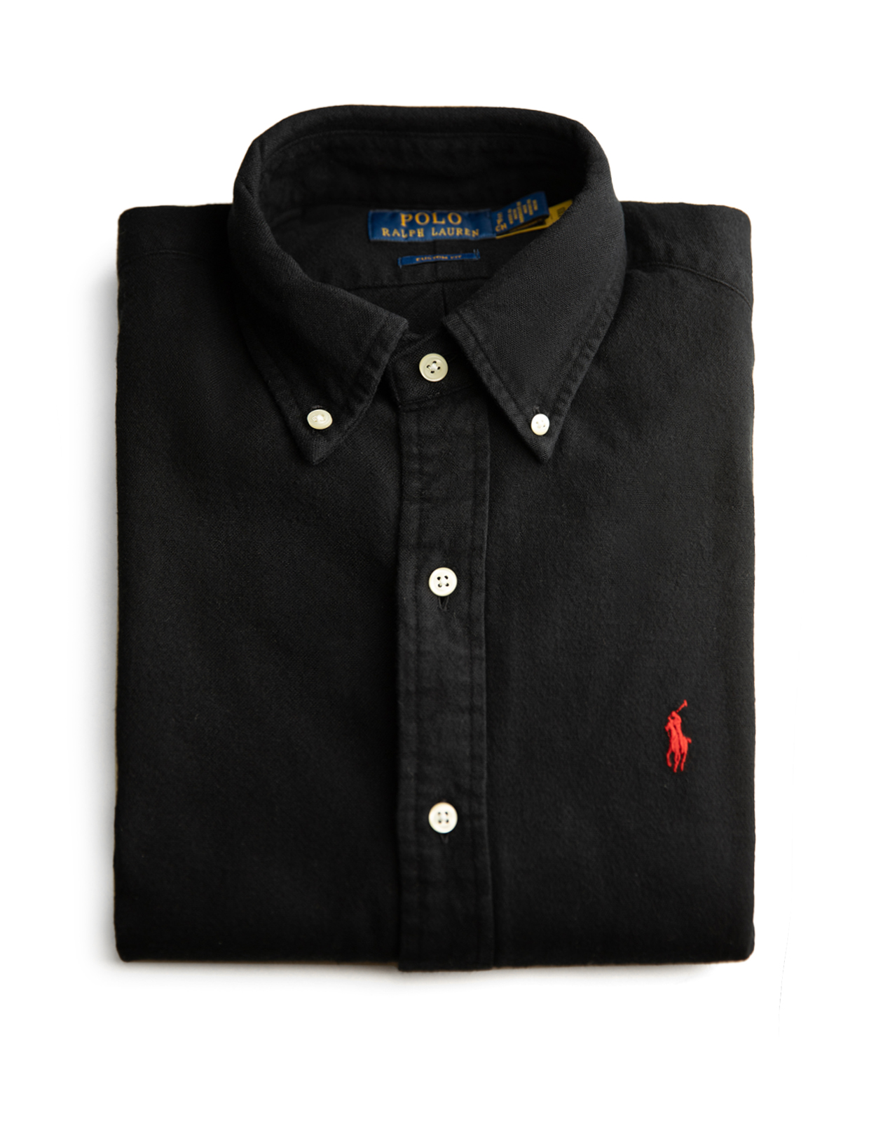 Custom Fit Skjorta Bomull Svart L