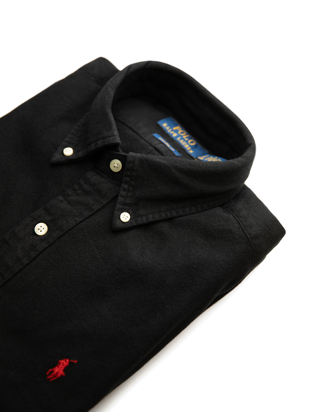 Custom Fit Skjorta Bomull Svart L