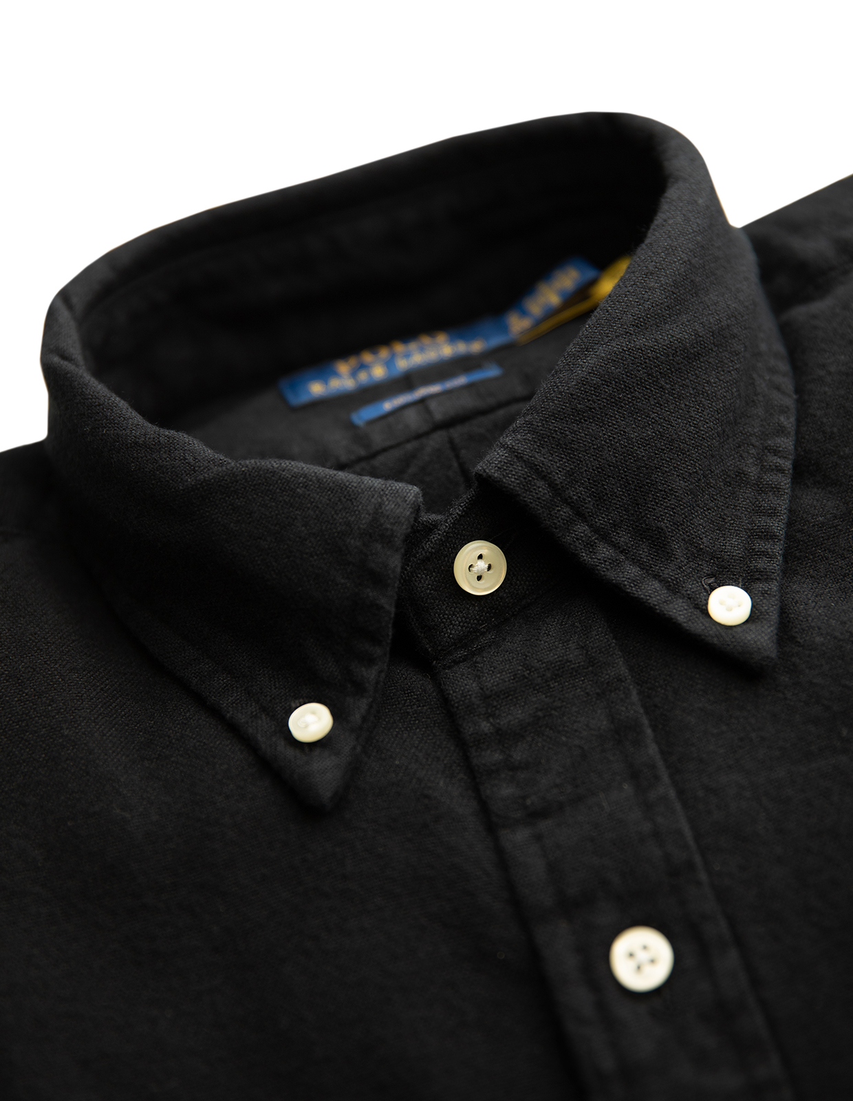 Custom Fit Skjorta Bomull Svart L