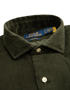 Custom Fit Skjorta Manchester Mörkgrön XL