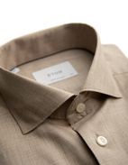 Contemporary Fit Skjorta Bomull Beige