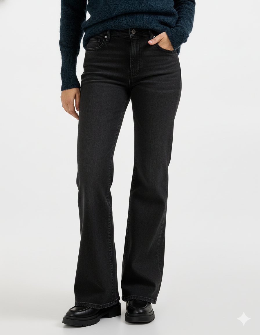 The Twister Sneak Jeans Svart
