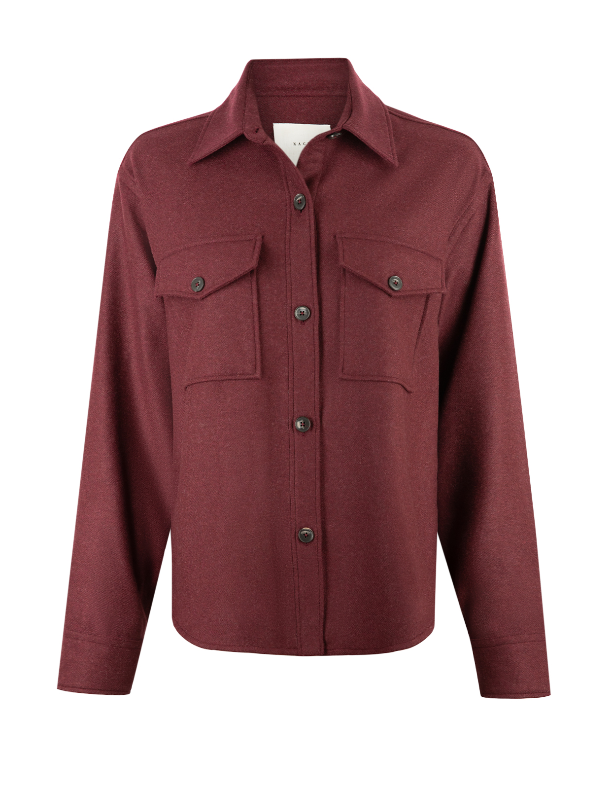 Charlie Overshirt Ull Vinröd