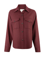 Charlie Overshirt Ull Vinröd