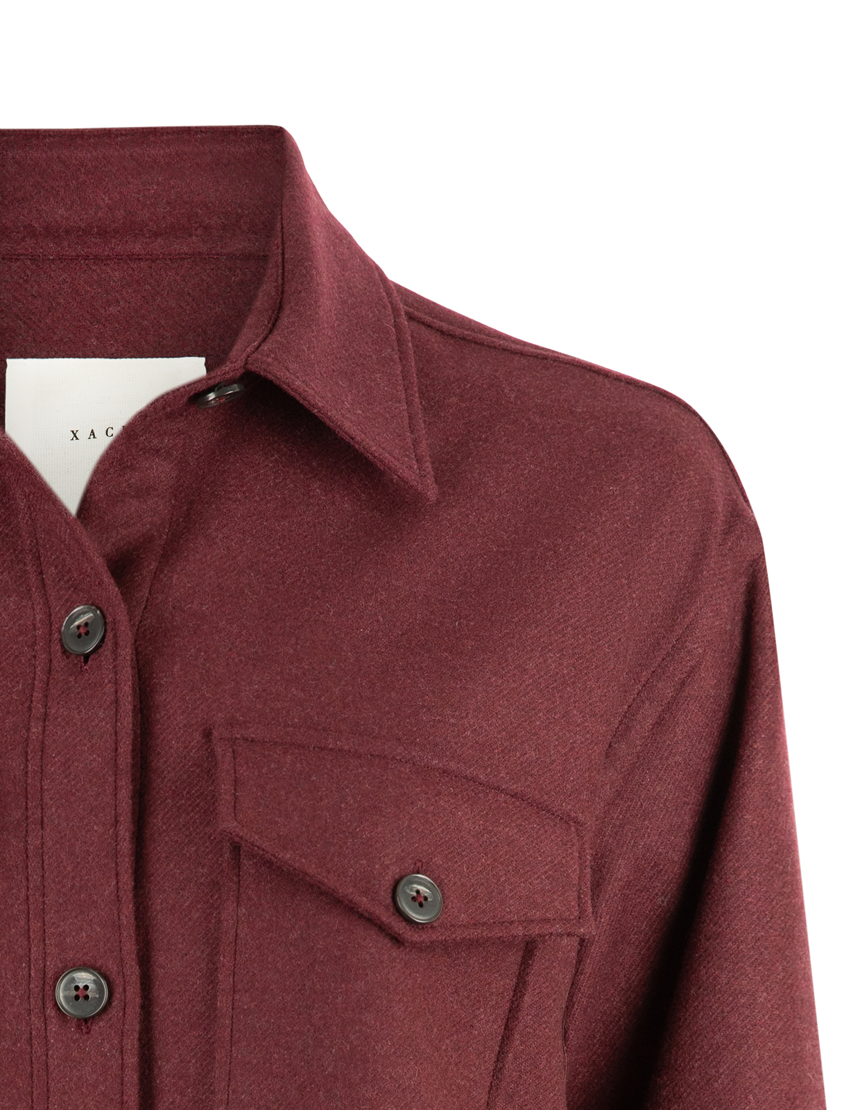 Charlie Overshirt Ull Vinröd