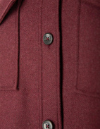 Charlie Overshirt Ull Vinröd
