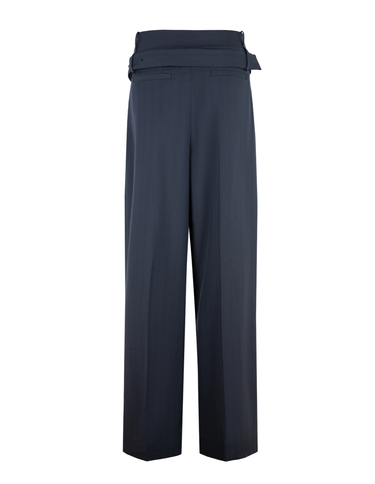 Pinstriped Byxa Navy Randig