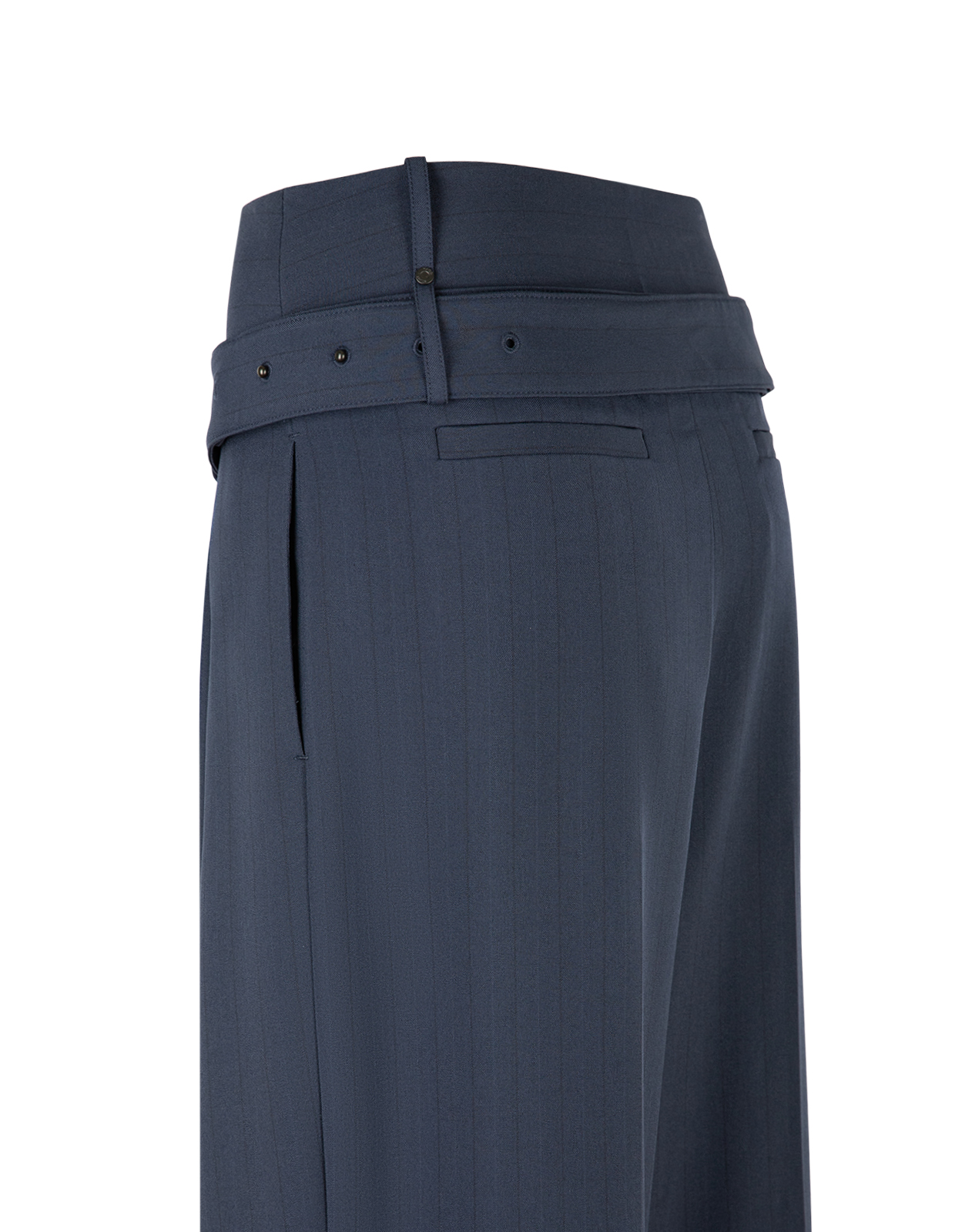 Pinstriped Byxa Navy Randig M