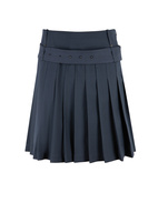 Pinstriped Kjol Navy Randig S