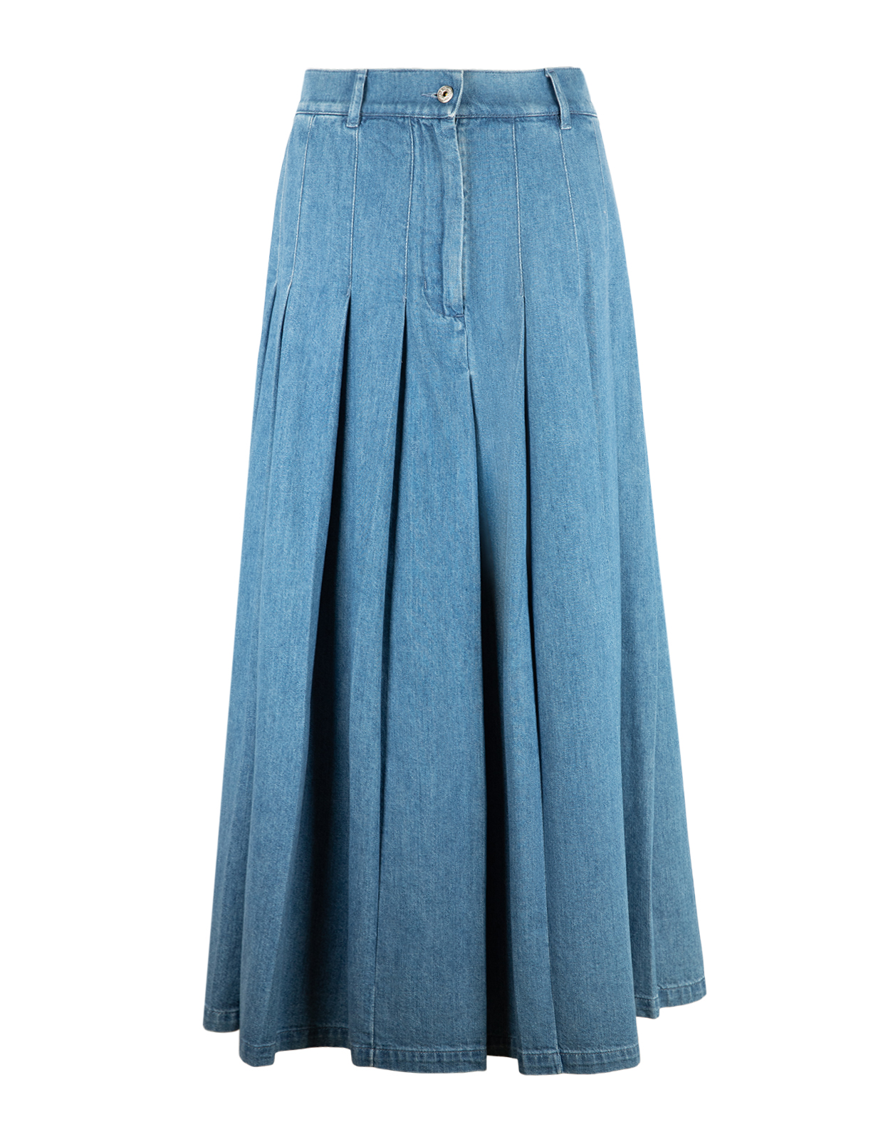 Opunzia Kjol Denim Denimblå 42