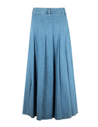 Opunzia Kjol Denim Denimblå 42