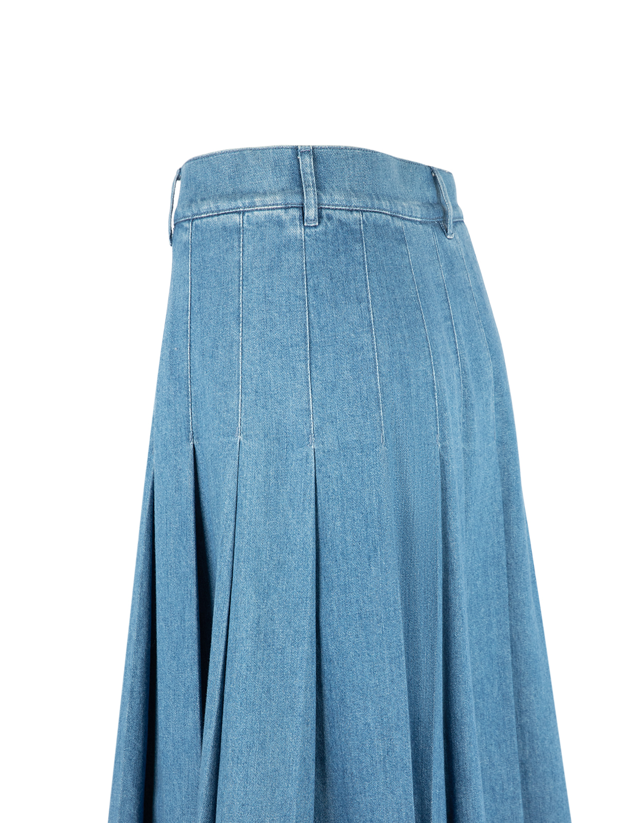 Opunzia Kjol Denim Denimblå 42