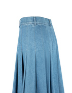 Opunzia Kjol Denim Denimblå 42