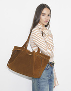 Romy Tote Väska Mocka Brun One Size