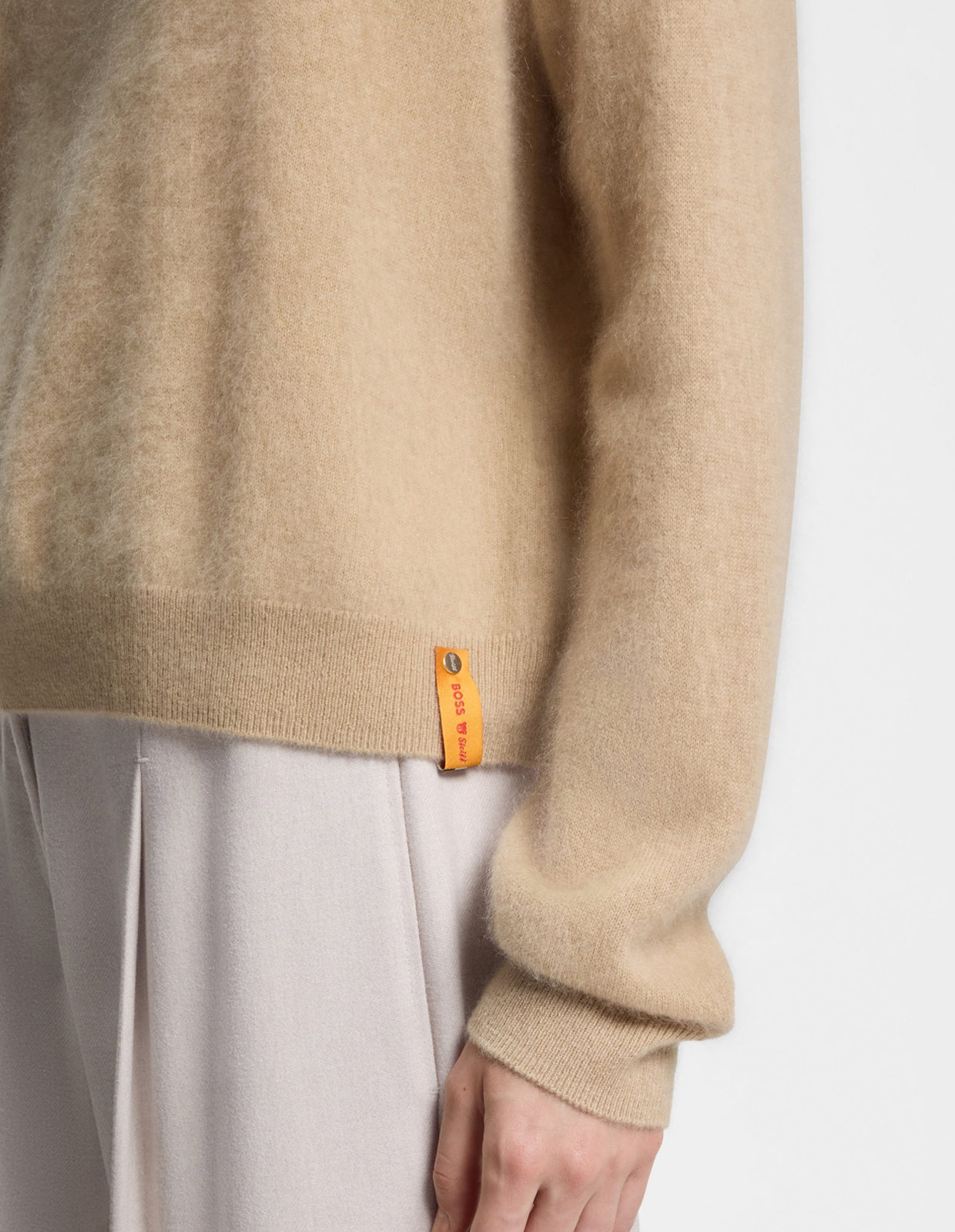 Feddy Tröja Cashmere Ljusbeige