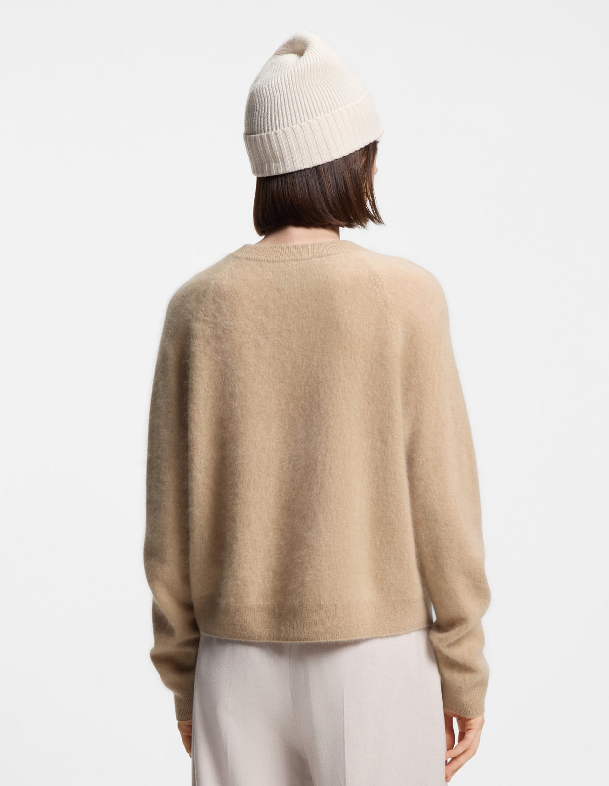 Feddy Tröja Cashmere Ljusbeige
