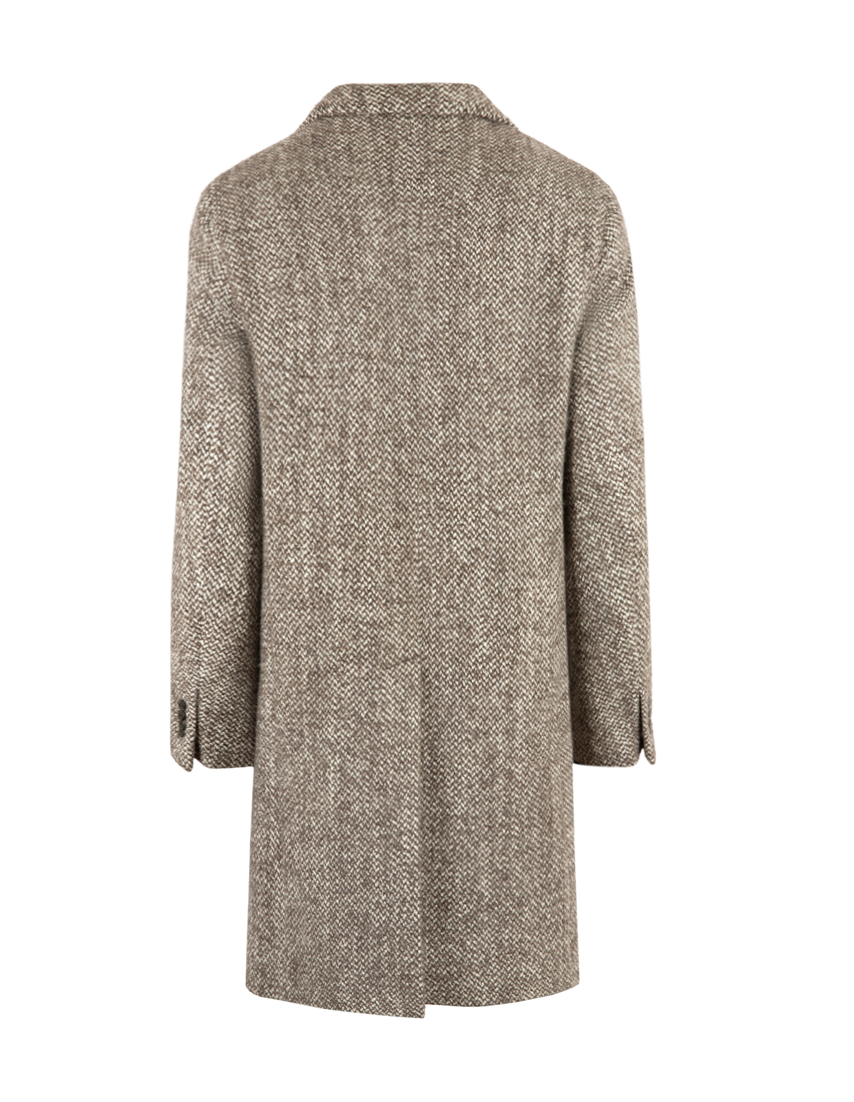 Rock Ull Strukturmönster Brungrå