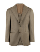Sartorial Jacket Covert Ull Mörkbeige 54