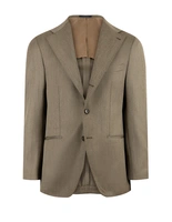 Sartorial Jacket Covert Ull Mörkbeige 48