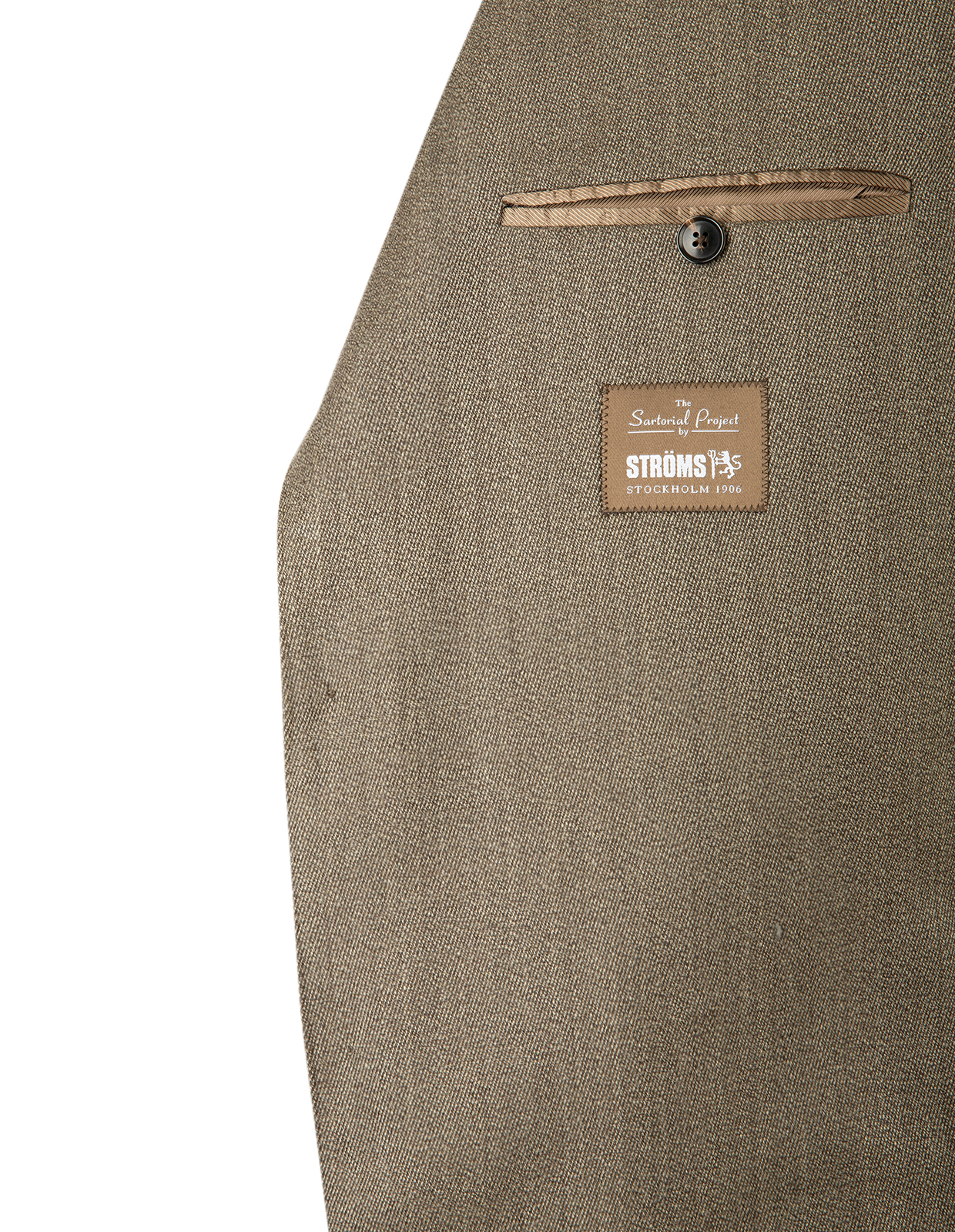 Sartorial Jacket Covert Ull Mörkbeige 48