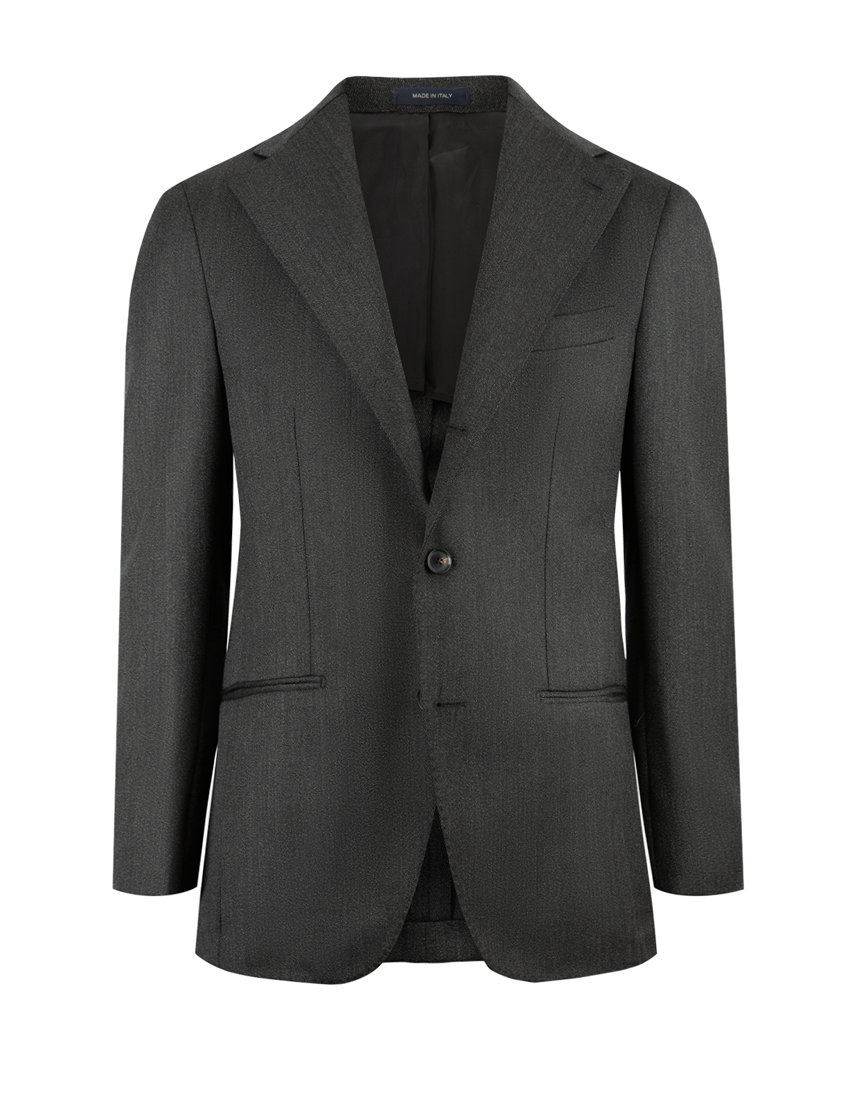 Sartorial Jacket Covert Ull Mörkgrå