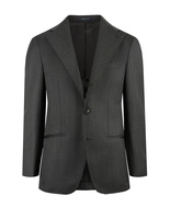 Sartorial Jacket Covert Ull Mörkgrå