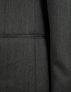 Sartorial Jacket Covert Ull Mörkgrå