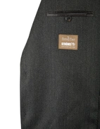 Sartorial Jacket Covert Ull Mörkgrå