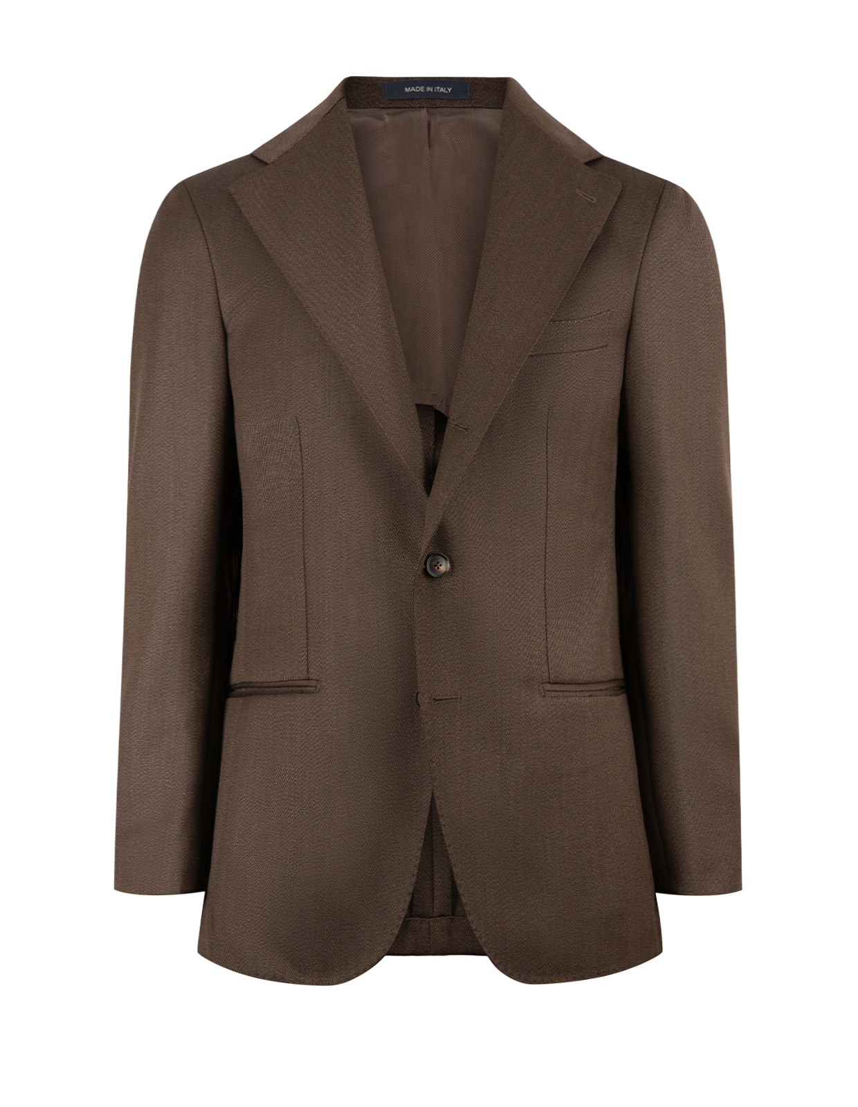 Sartorial Jacket Covert Ull Mörkbrun