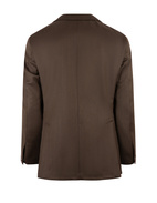 Sartorial Jacket Covert Ull Mörkbrun