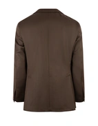 Sartorial Jacket Covert Ull Mörkbrun