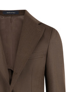 Sartorial Jacket Covert Ull Mörkbrun