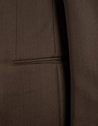Sartorial Jacket Covert Ull Mörkbrun